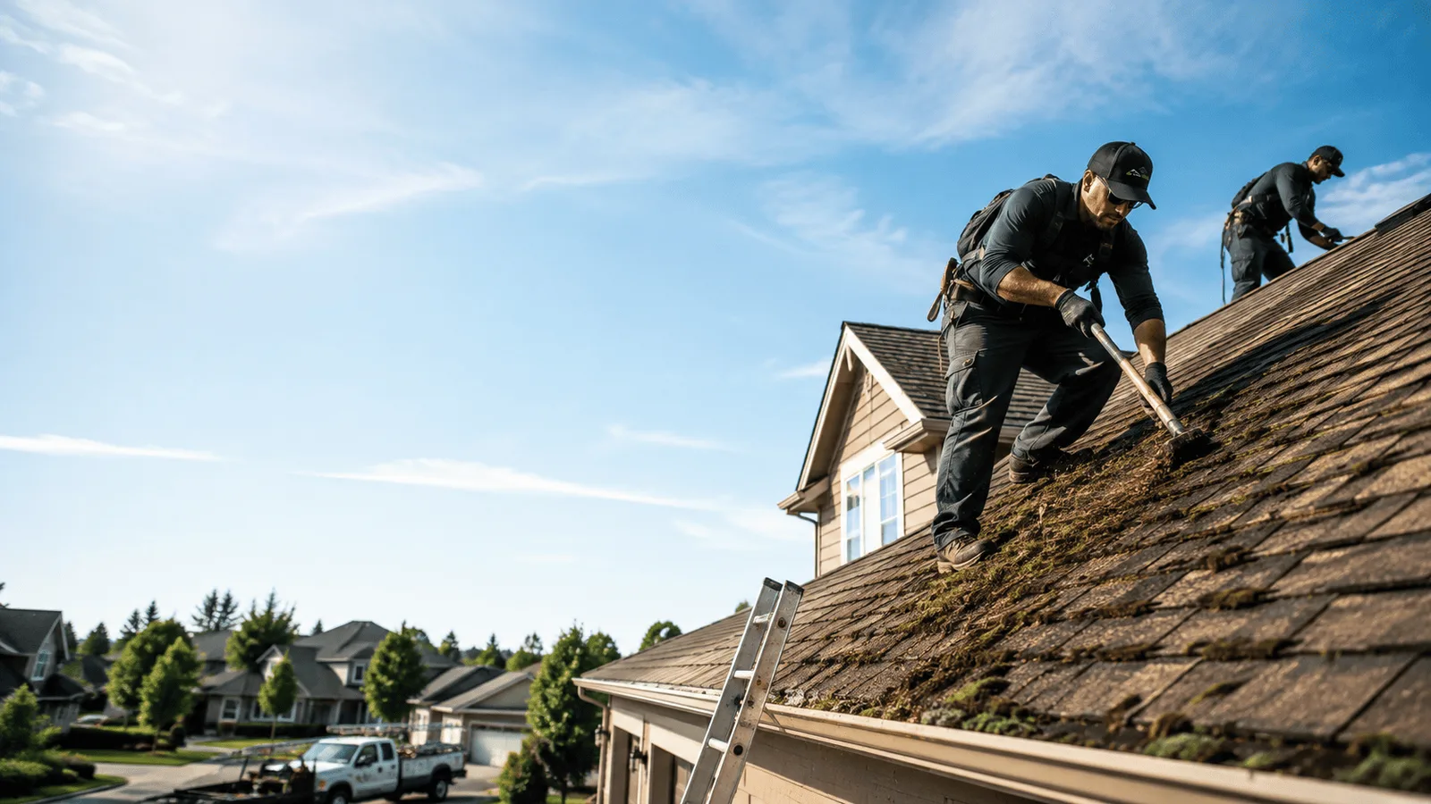 Roof Moss Removal in Scottown, OH near me